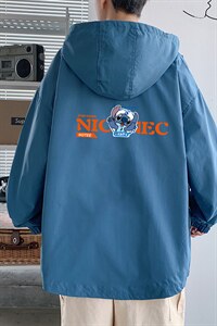 ！港风风衣男短款长袖夹克男休闲外套男上衣男DJK260-P45图片