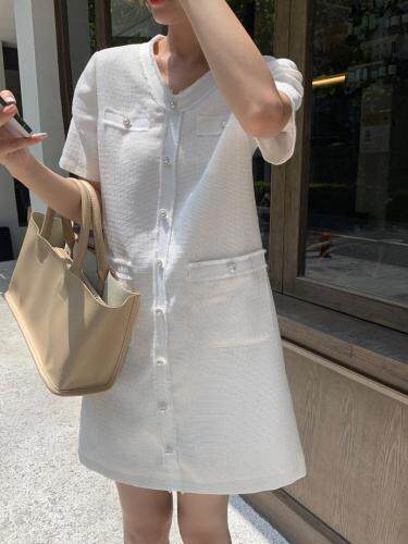 早秋小香风连衣裙，女装连衣裙，QY2