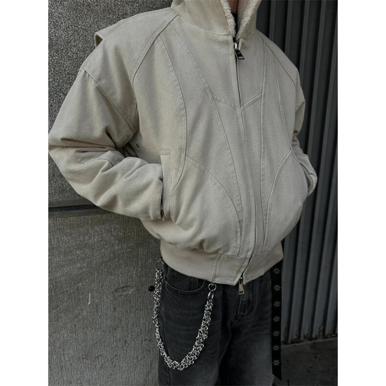 【有货】连帽座山雕夹克外套男加绒加厚棉衣JRT149CC-特P125,男装夹克,星座1007（原301D）