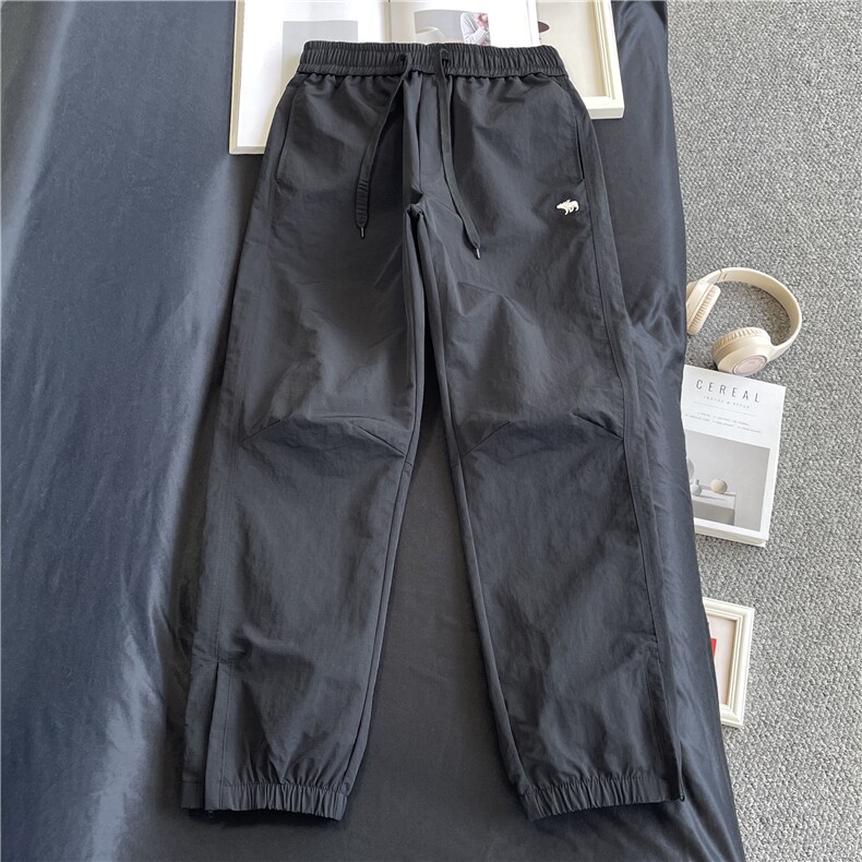现货！户外机能风凉感伞兵裤轻薄拉链运动裤-LK80138-特批40图片