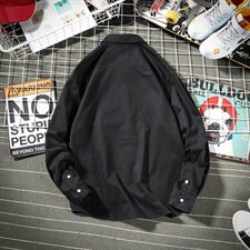 CS04秋季男士宽松大码日系网格男潮牌衬衫男百搭休闲衬衣，男装衬衫，电商B369（原A024）
