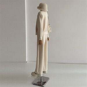 时尚网红春款套装洋气减龄拉链竖纹开衫外套阔腿卫裤运动两件套潮，女装套装/套裙，江南