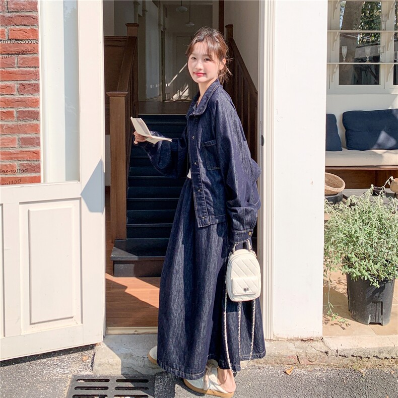 有货春装新款牛仔套装裙2026新款AD1003-P196K318,女装套装/套裙,2B187