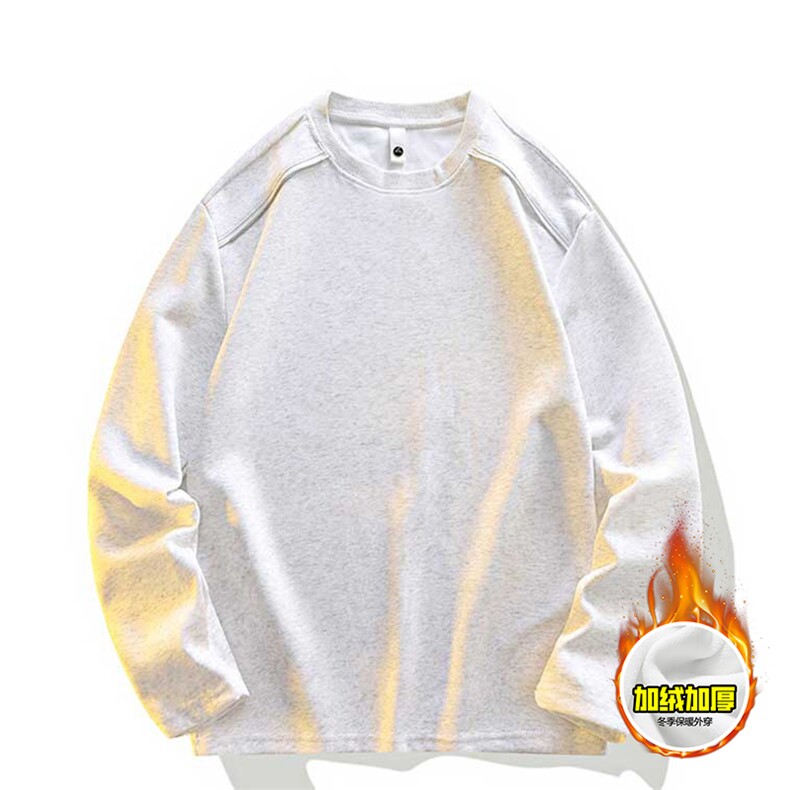 480G重磅加绒硬挺boxy男女秋冬美式高街结构拉链肩圆领卫衣厚外套，女装短外套，电商A486