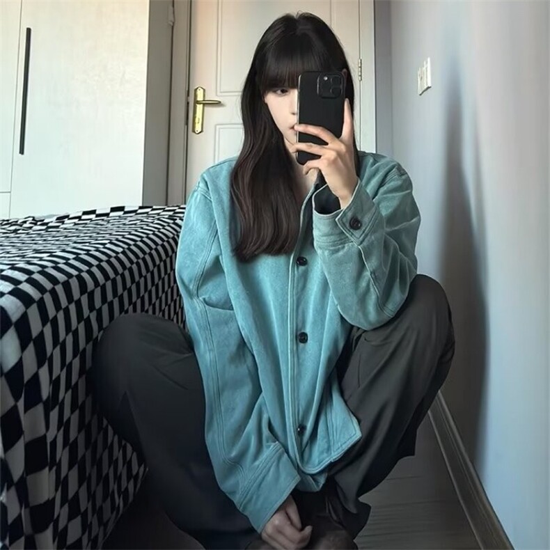 【档口现货】DJ203-特批80春秋季新款夹克简约翻领工装外套男女潮,男装工装外套,星座603-2