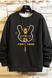 控38简约帅气百搭长袖t恤男大码卫衣 T4297-P25 砖墙图片