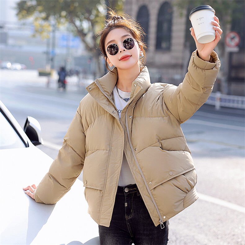 短款羽绒服女2024冬季新款小个子独特漂亮超好看红色欧货厚面包服,女装羽绒服,姿衣坊