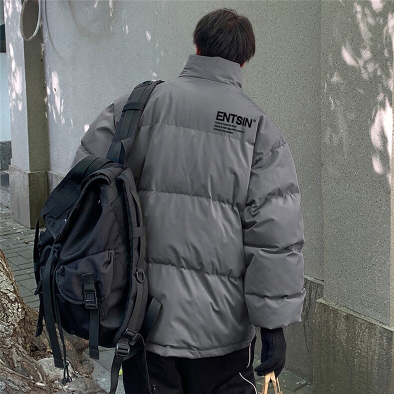 主推秋冬新款保暖立领宽松棉服外套男MY62039特批65控99,男装棉衣,电商A268A