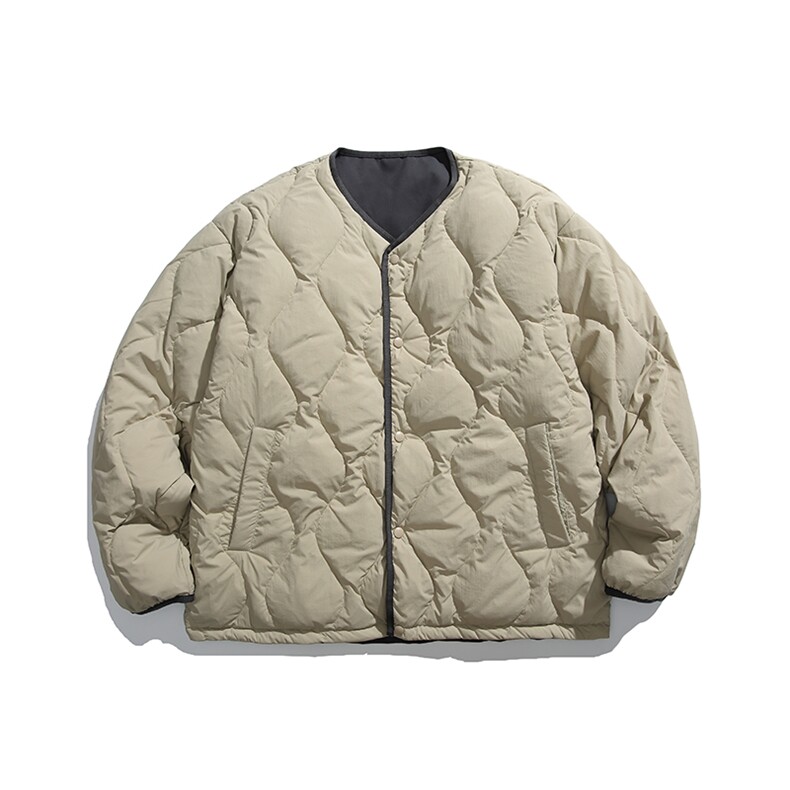 2025冬新款男日系潮牌双面穿白鸭绒羽绒服加厚外套棉衣YR60-F250,男装棉衣,电商A101（原外27）