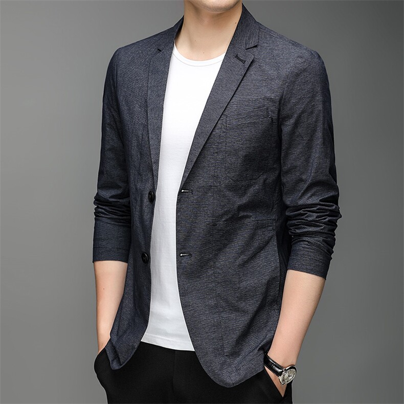 BB-G096夏季新款西装男西服简约外套商务休闲单西男装防晒服P192,男装西服,电商B360