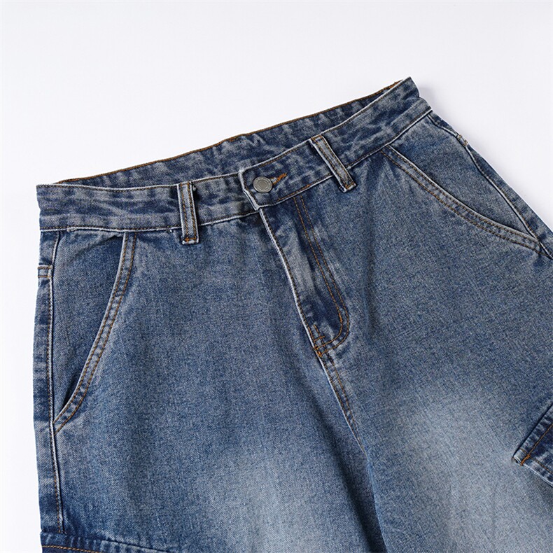 潮流宽松工装牛仔裤高街潮牌休闲裤A161-K5052-P68118元,男装牛仔裤,电商A161