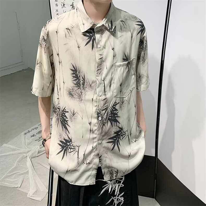 风原版面料短袖衬衫HJ01P33,男装衬衫,星座1116-2
