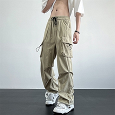 美式hiphop高街宽松弹力工装ins休闲裤货号K2301P55，男装休闲裤，电商A063