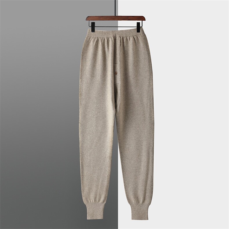 2025年秋季新款百搭男士加厚保暖棉裤，男装棉裤，片语羊绒