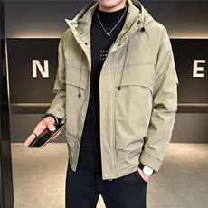 9119P105男士二棉连帽冲风衣外套，男装风衣，星座414（原B263）