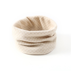 2025年秋季新款小格花纹针织脖套时尚休闲通勤百搭，围巾，晨宏羊绒