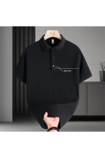 抖音直播夏季男士商务休闲潮流百搭翻领POLO衫短袖T恤2503P42，男装T恤，电商B226