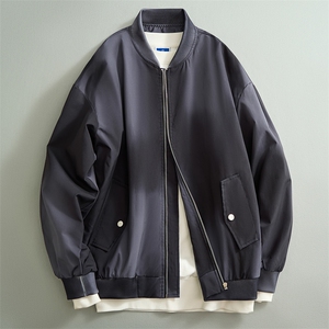 情侣渐变棒球服秋季新款宽松夹克外套潮飞行服JK666-特53图片
