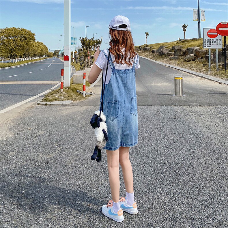 现货2021夏装新款牛仔背带裙166-1012,女装连衣裙,茜茜公主