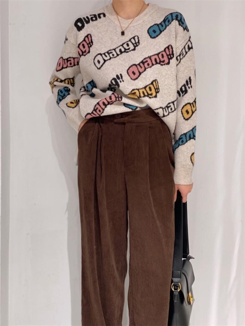 套头毛衣，女装针织衫/毛衣，驿谷