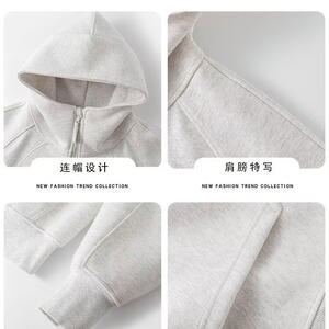CT75-P52 美式潮流秋冬运动休闲简约半拉链外套图片