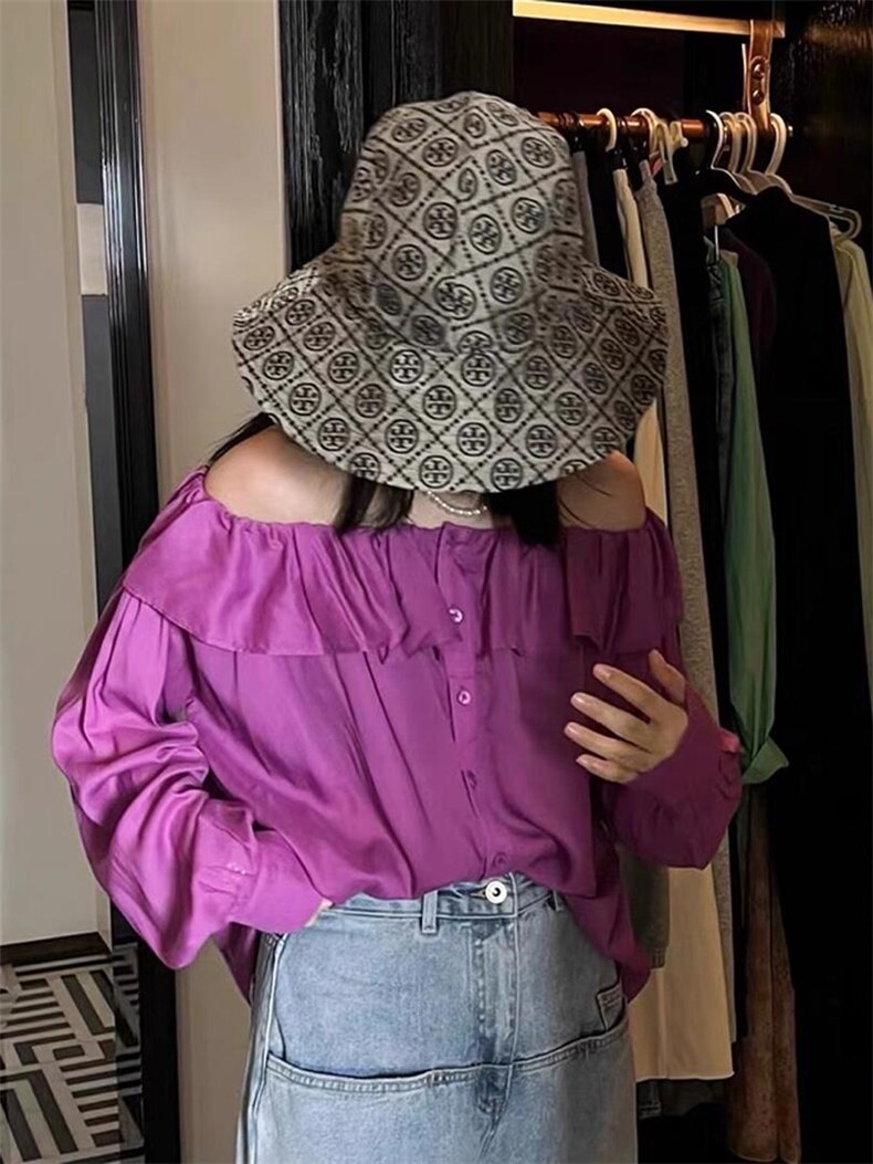 韩版一字肩小衫，其它，后来伽