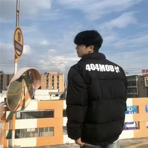 M258-P64 潮美式加厚保暖情侣面包服外套男女冬字母印花图片