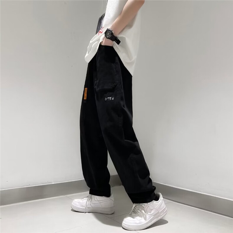 男潮牌港风休闲裤纯棉K2964P38,男装休闲裤,星座1116-2