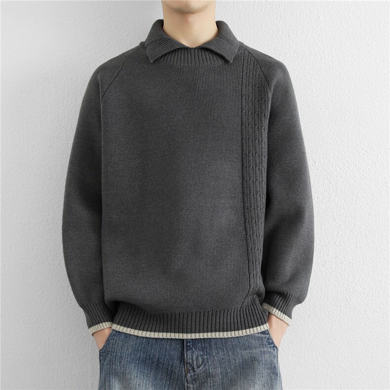 复古毛衣男士潮流秋冬宽松青年时尚针织外套TK6771-P68,男装针织衫/毛衣,星座1105-3