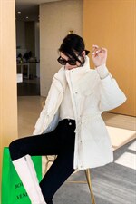 [现货]小香风拼接羽绒服，女装羽绒服，名依人