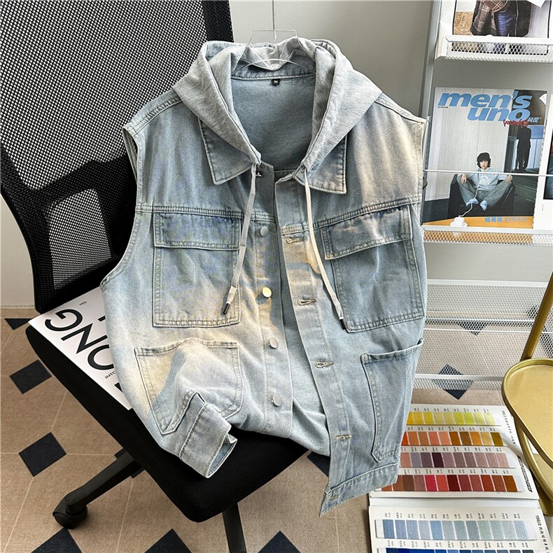 MJ213-p58-限价88M-5XLoversizecleanfit宽松大码牛仔马甲,男装背心/马甲,星座116