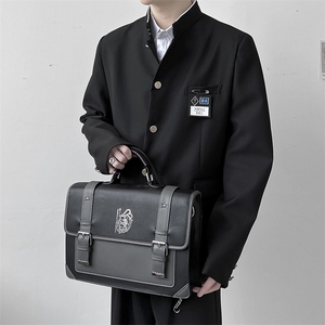 2026年dk制服中山装男女热血高校服jk西服男外套学院风西装~XY10图片
