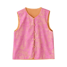 2025春季新款新中式g风提花短外套女高级感复古盘扣上衣外套，女装马甲，韩美纤衣