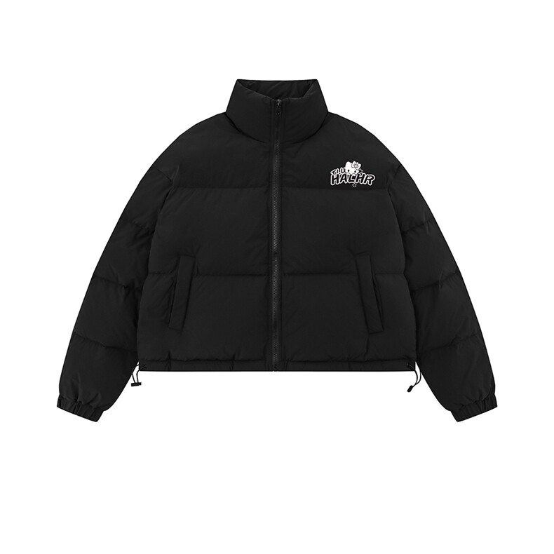 白底23新款冬季时尚百搭宽松字母印花棉服外套MY65002P85控118,男装棉衣,电商A268-1