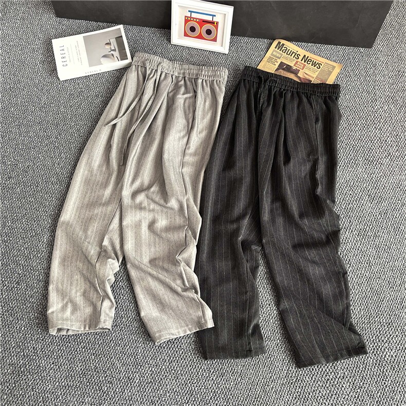 现货！新款上新秋季简约高级百搭休闲长裤-LK80165特批45,男装休闲裤,电商A061