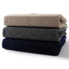 高端polo领100%纯山羊绒衫男士针织毛衣长袖保暖打底秋冬新款上衣，男装羊绒套衫，忠诺羊绒高端店