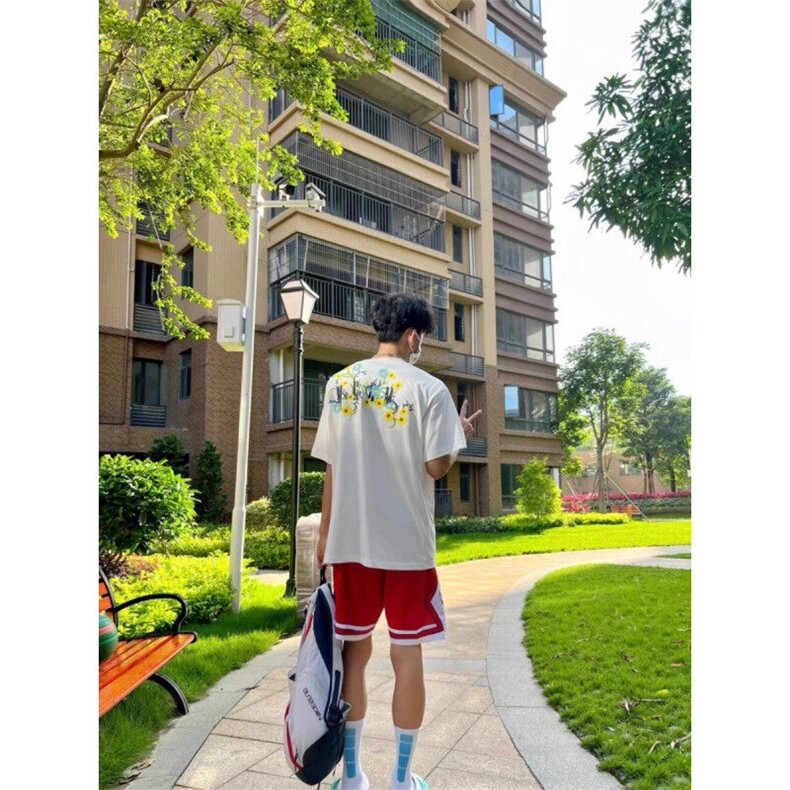 刺绣纯棉潮牌刺绣短袖ZX0152-P35,男装T恤,星座313A(原308A-2)