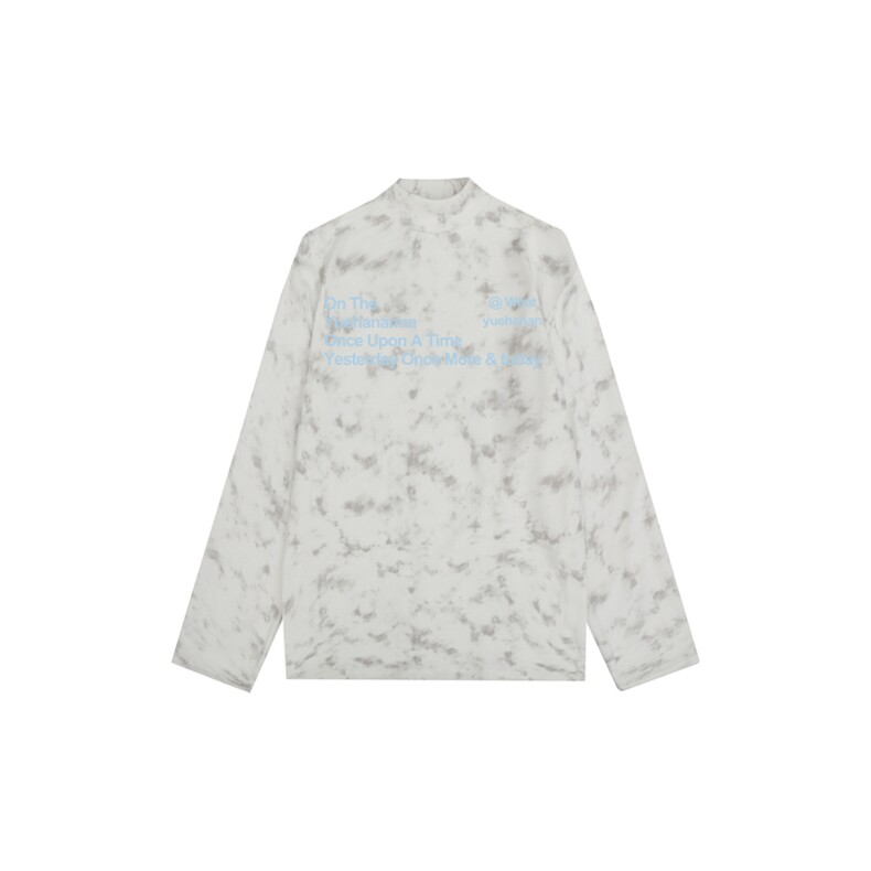 260克重磅扎染德绒半高领打底衫【有货】HD019-DR25442RB-P25,男装T恤,电商019-1
