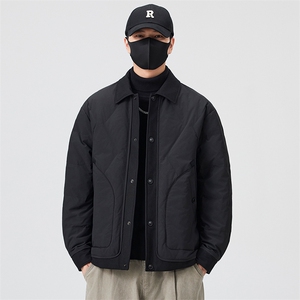 口罩风新标90白鸭绒 2025潮流时尚拼接羽绒服男YR6062-P200图片
