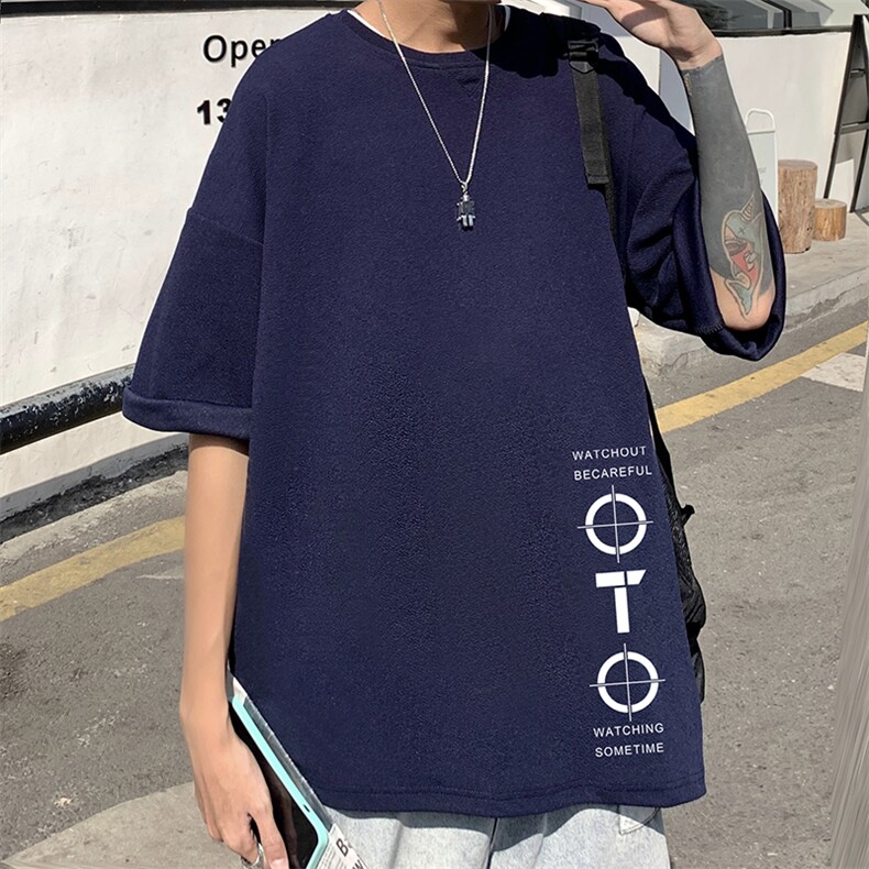 Q11114-P30春夏季七分袖t恤男大码五分袖男短袖中袖,男装T恤,电商A040