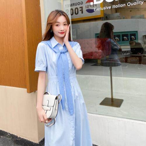 夏季衬衫连衣裙，女装衬衫，E莎