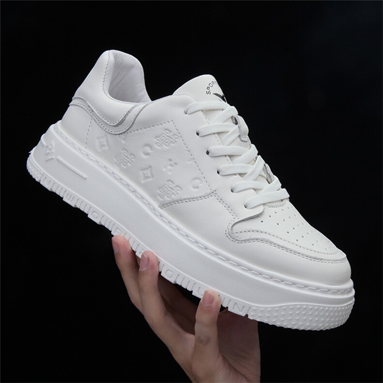 3258-P295板鞋男鞋2024秋冬新款休闲鞋头层牛皮男士小白鞋，男鞋休闲鞋，星座1407-3