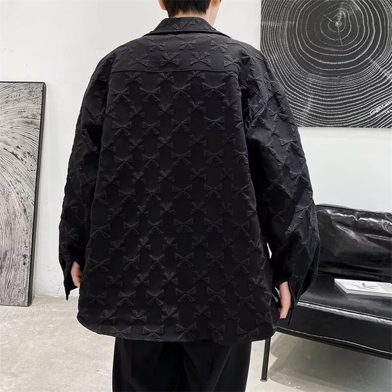 长袖衬衫男港风日系韩版潮流帅气衬衣CK151P38,男装衬衫,星座1116-2