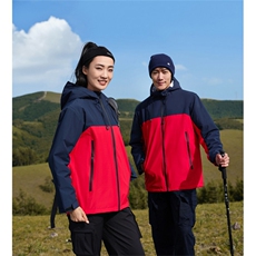 2025秋冬石墨烯一体绒加厚冲锋衣男女同款二开定制团服C617P55，男装夹克，星座1602B（原101B-1）