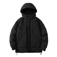 2023冬上新加绒加厚羽绒服冲锋衣时尚外套男女8301-P220控价318，男装羽绒服，电商A441-1