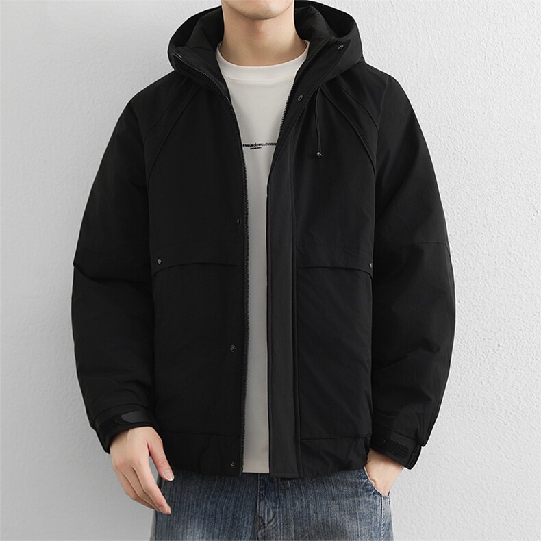 加棉夹克百搭男装帅气防风户外棉服休闲工装连帽棉服外套潮流,男装夹克,星座914