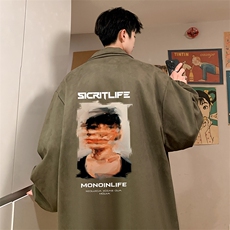 麂皮绒夹克男大码立领褂子外套JK85213-P68加绒款-P78，男装夹克，电商A040