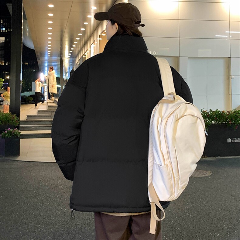 2023冬上新加棉加厚棉服潮中性风印花立领棉衣外套男女8802-P60,男装棉衣,电商A441-1
