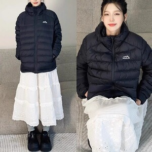 排骨羽绒棉服女短款轻薄款棉衣宽松显瘦韩版情侣连帽外套图片