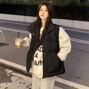2301#高品质光版秋冬手塞棉立领门襟棉服马甲